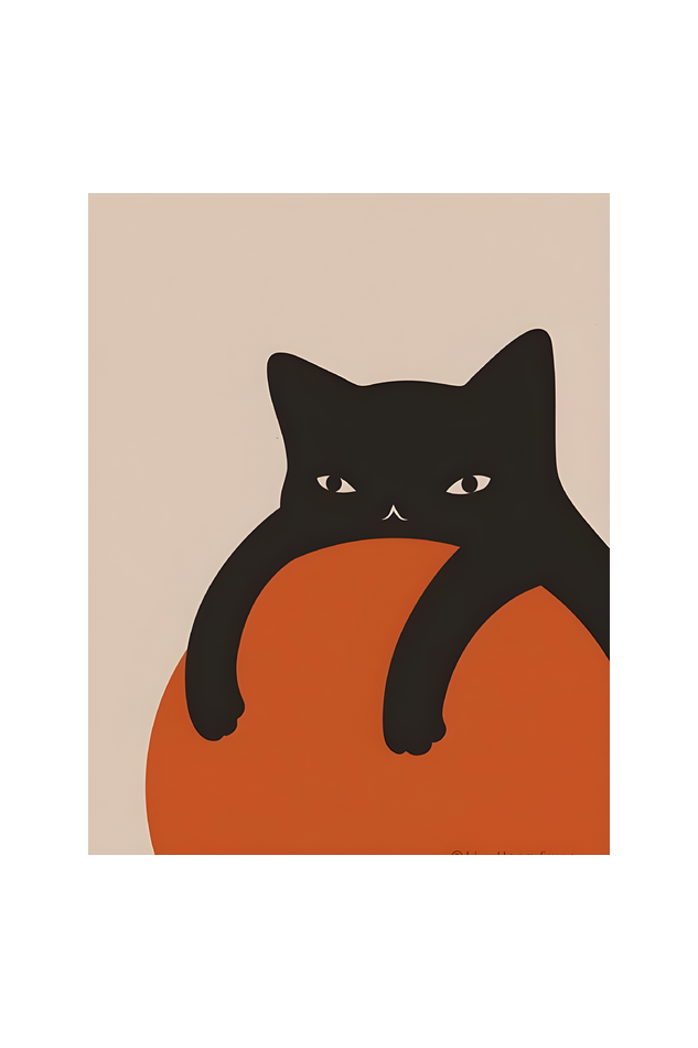 Minimalistic Kitty Totebag