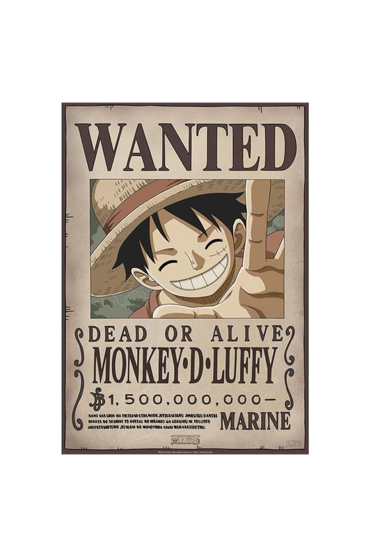 One Pieece Luffy poster-A4