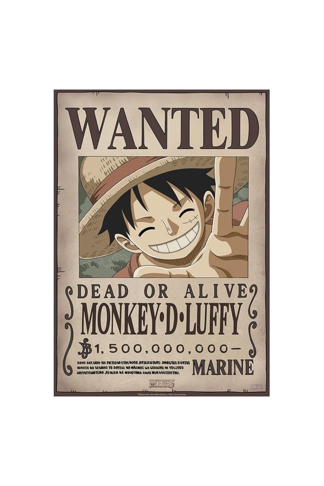 One Pieece Luffy poster-A4