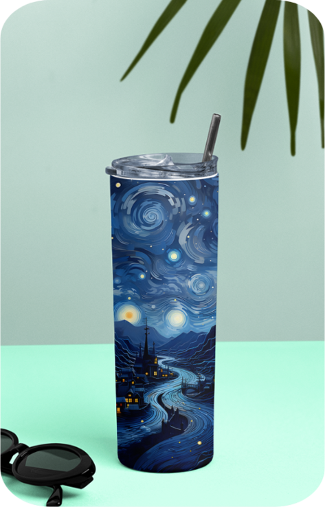 Tumbler bottle - STARRY NIGHTS ( 20 oz/ 591.47 ml )