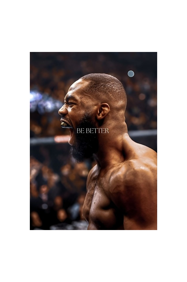 Jon Jones poster - A4