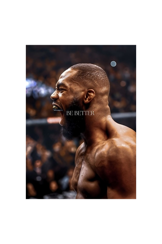 Jon Jones poster - A4