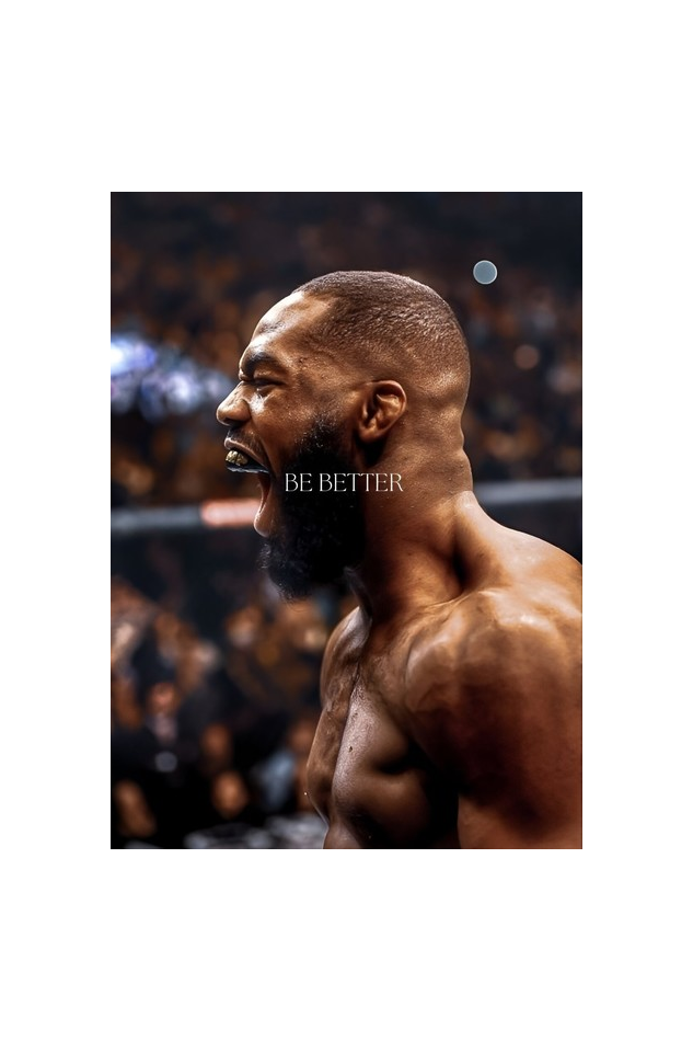 Jon Jones poster - A4