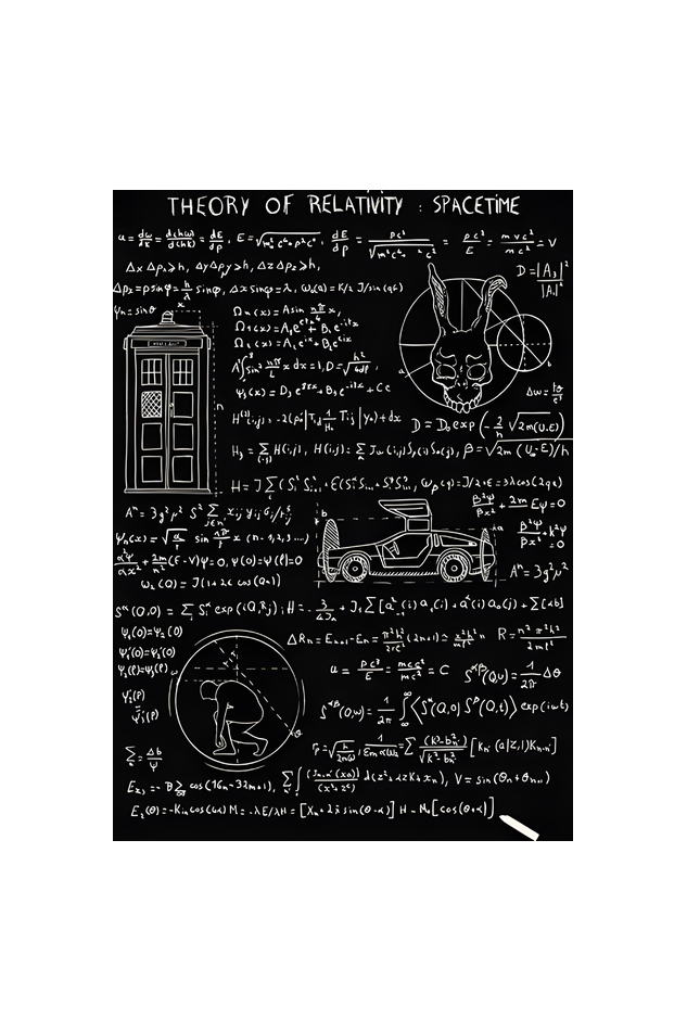 Theory of Relativity poster - A4