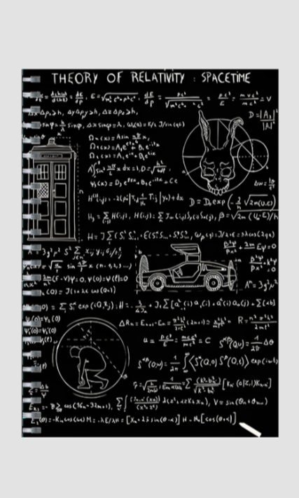 Theory of Relativity Notepad - Unruled