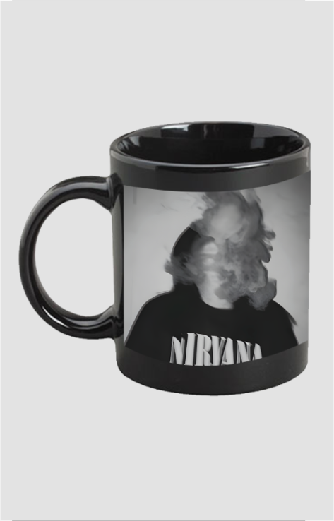 Aesthetic NIRVANA - Black Mug