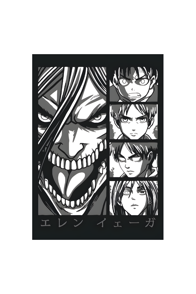 AOT B&W Poster -A4