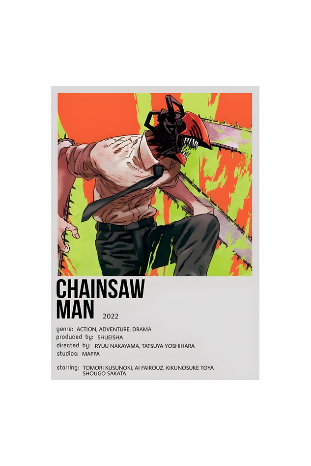 Chainsaw Man Poster - A4