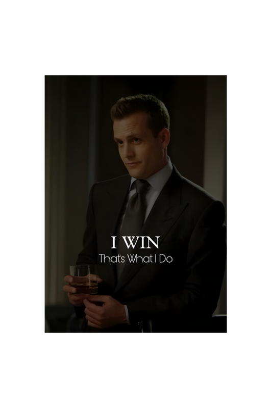 SUITS - Harvey Specter quote poster