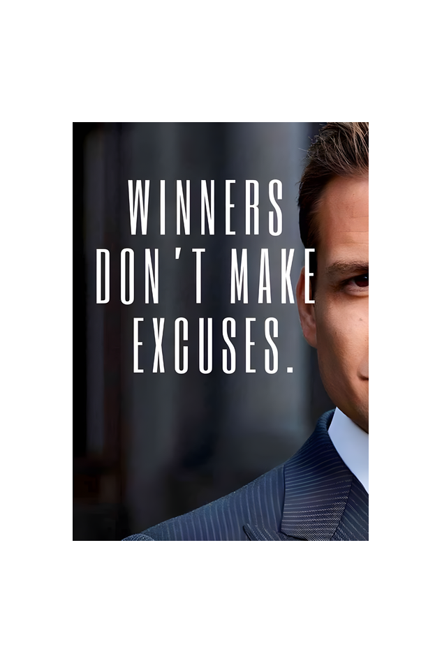 SUITS - Harvey Specter quote poster