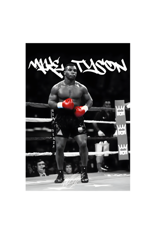 Mike Tyson aesthetic poster