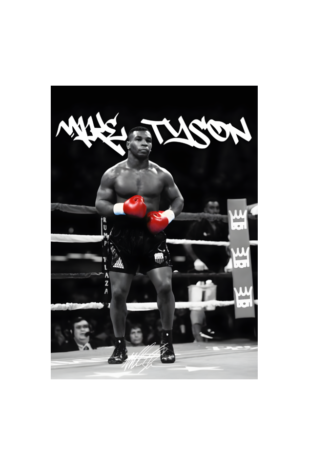 Mike Tyson aesthetic poster