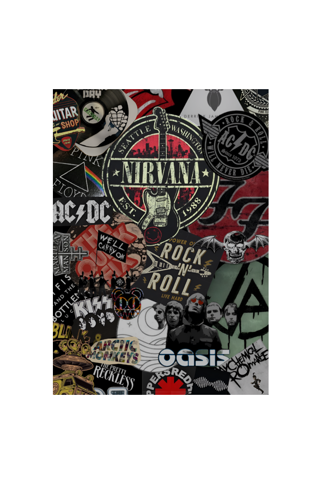 Bands Collage Music poster