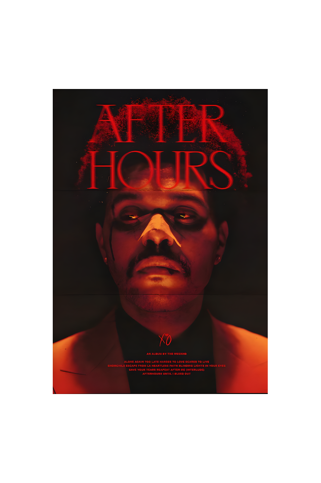 AFTER HOURS - Weeknd poster