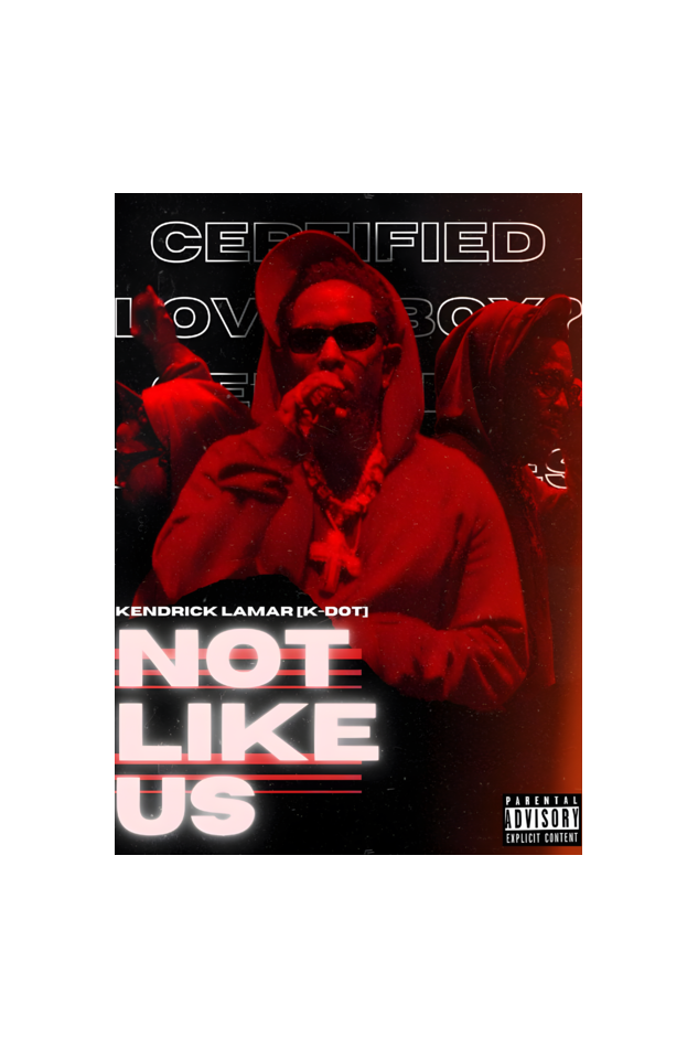 NOT LIKE US - Kendrick Lamar poster