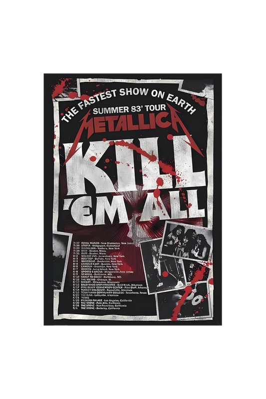 METALLICA - Kill 'em All poster