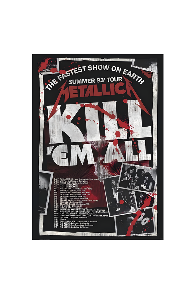 METALLICA - Kill 'em All poster