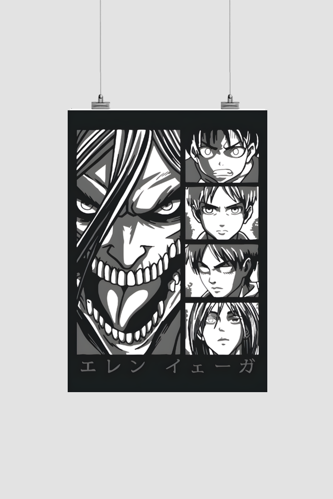 AOT B&W Poster -A4