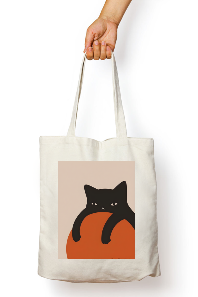 Minimalistic Kitty Totebag