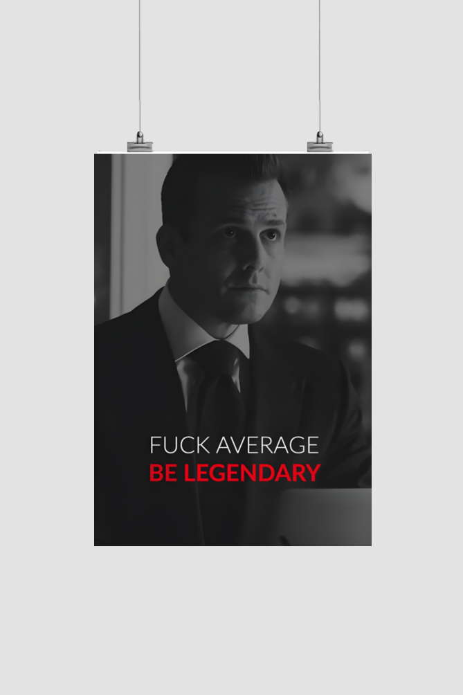 SUITS - Harvey Specter quote poster