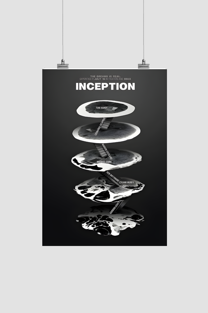 Inception Movie Poster - A4