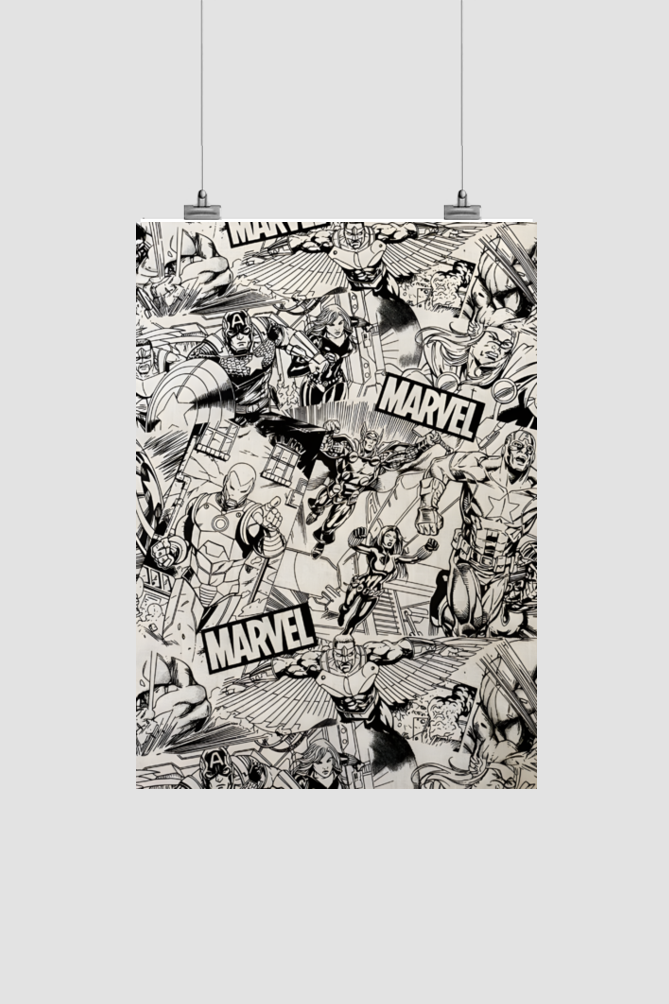 MARVEL Comic Art poster