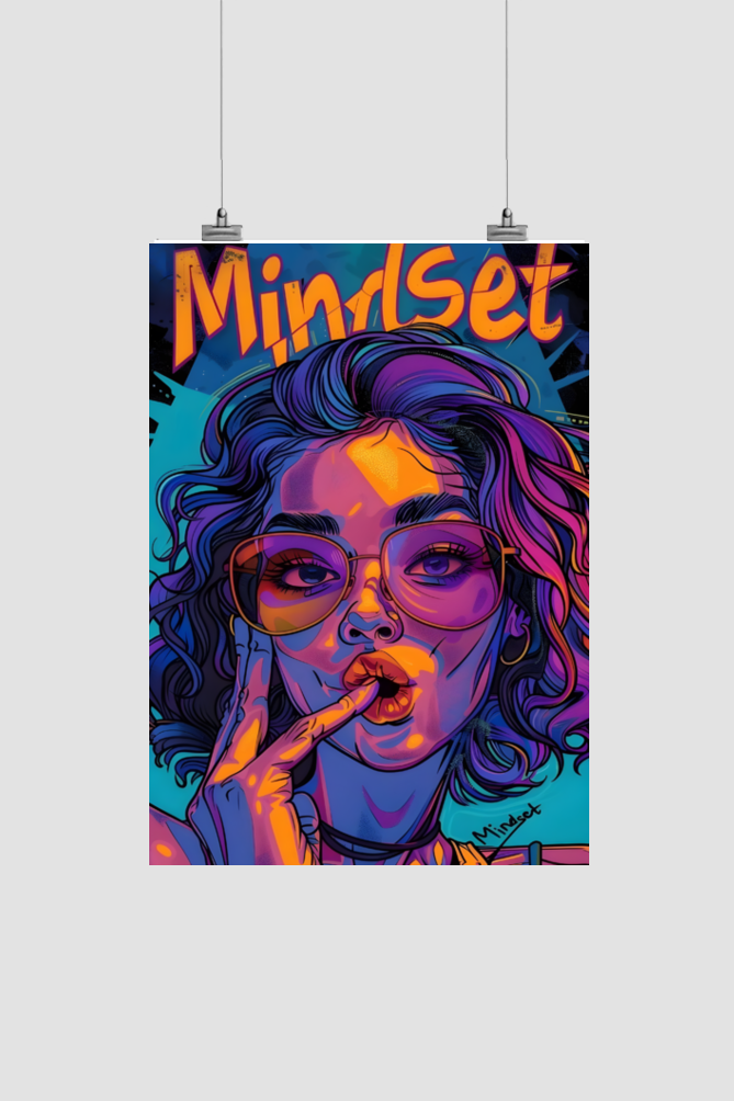 MINDSET punk art poster