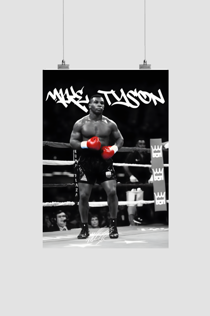 Mike Tyson aesthetic poster