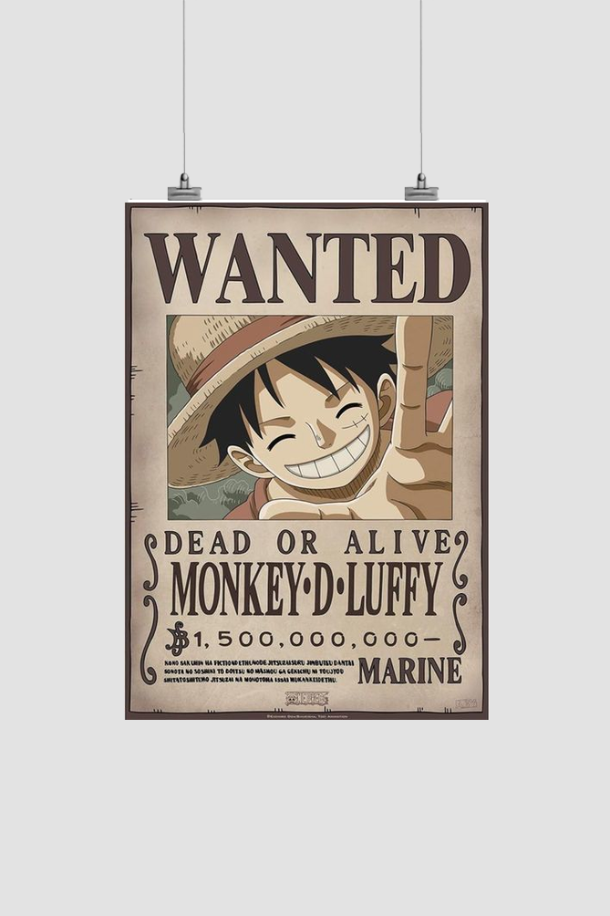 One Pieece Luffy poster-A4