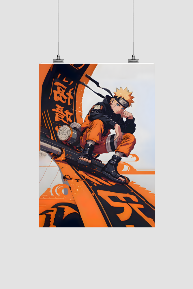 Naruto Scroll poster - A4