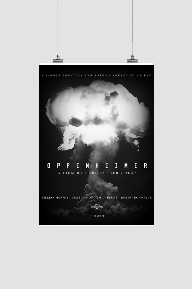 Oppenheimer poster - A4