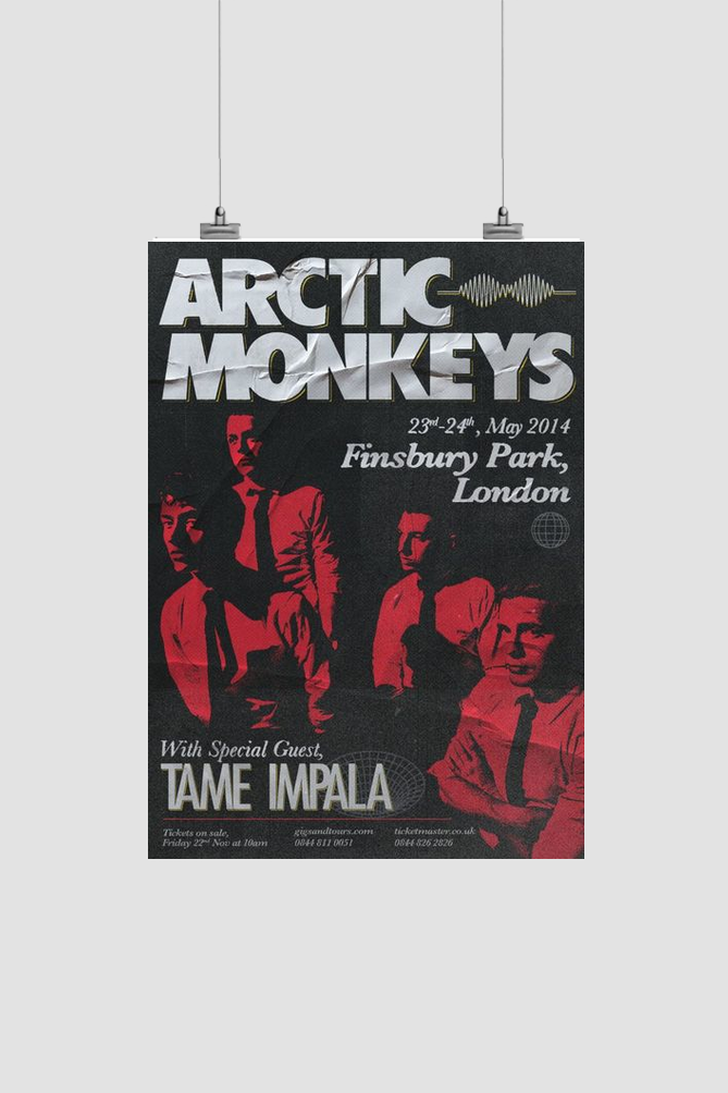 ARCTIC MONKEYS poster-A4