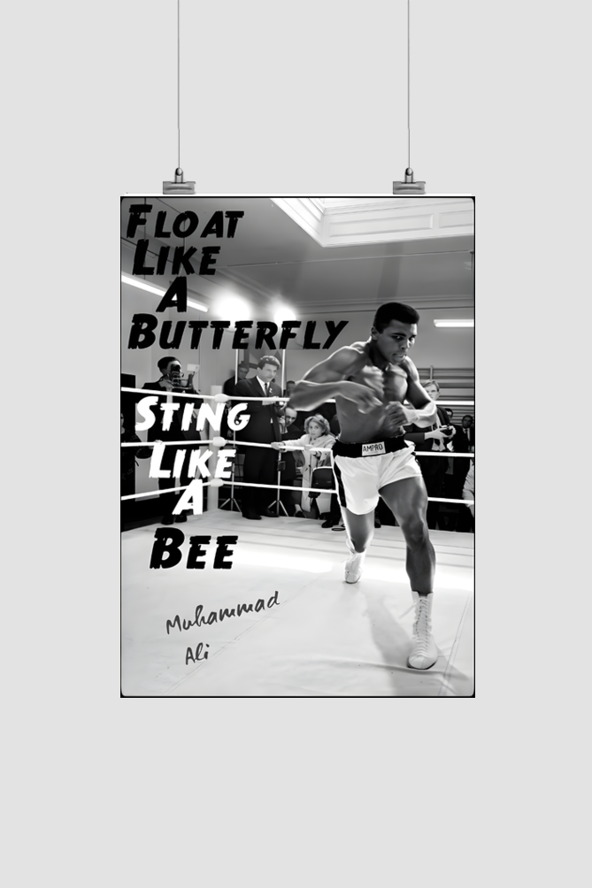 Muhammad Ali Inspiration Poster -A4