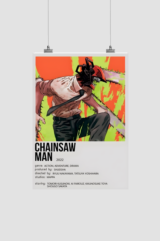 Chainsaw Man Poster - A4