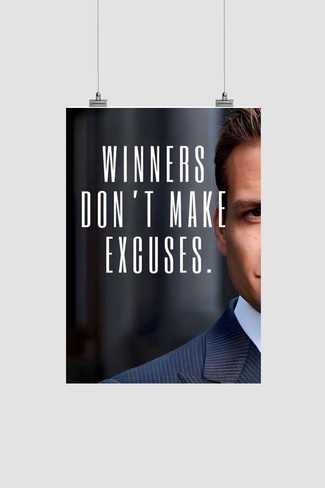 SUITS - Harvey Specter quote poster