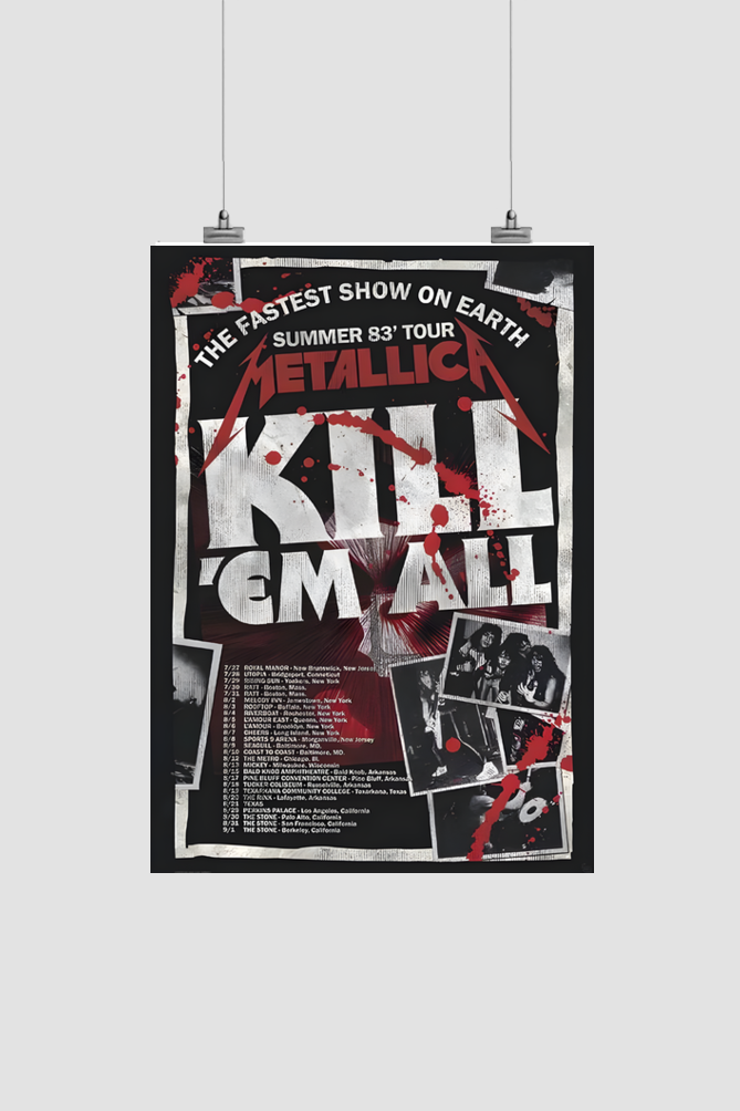 METALLICA - Kill 'em All poster