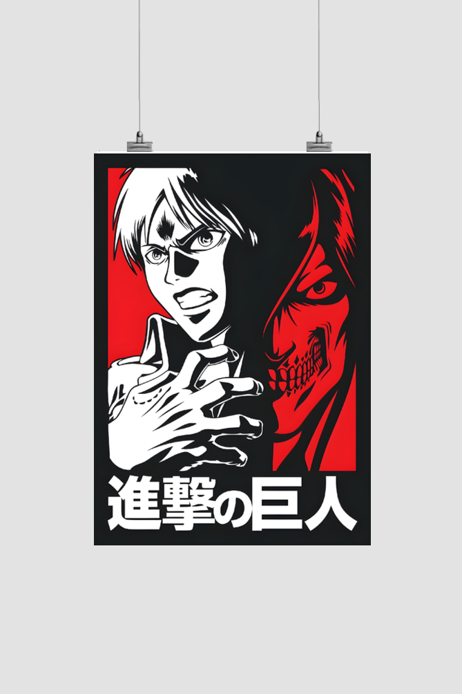 Attack On Titan Poster -A4