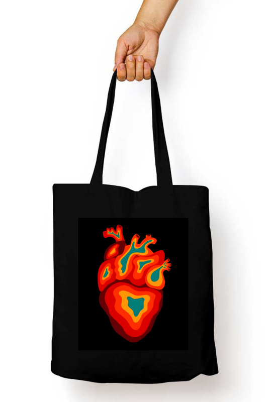 Artistic Heart Totebag